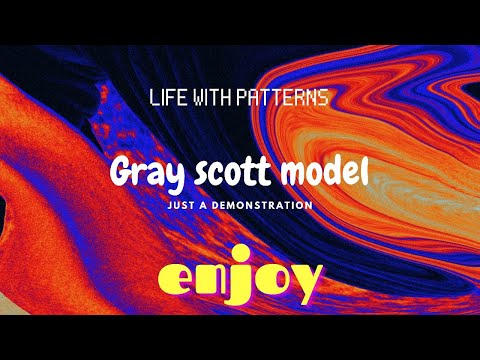 GRAY-SCOTT MODEL, WORM PATTERN SOLUTION