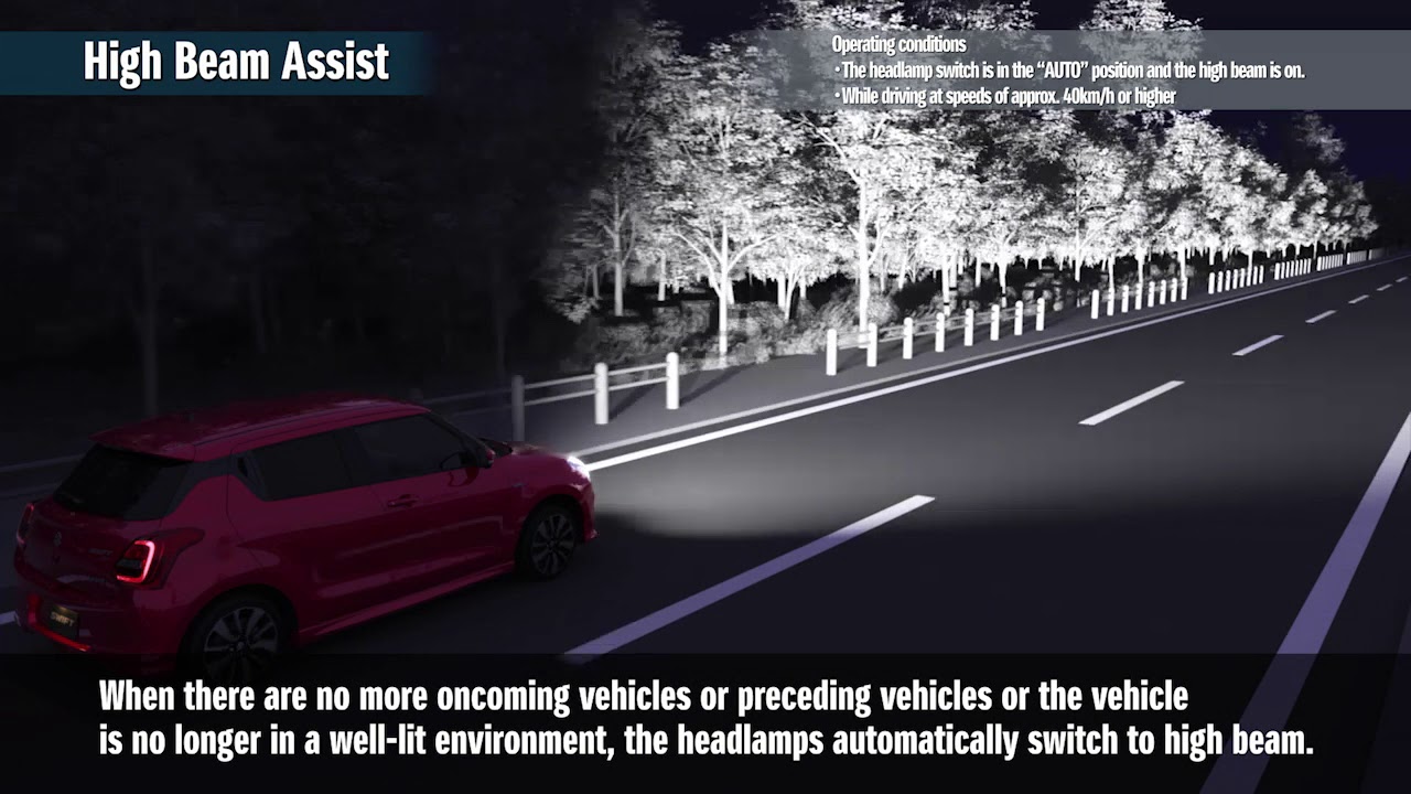 Suzuki High Beam Assist / スズキハイビームアシスト YouTube