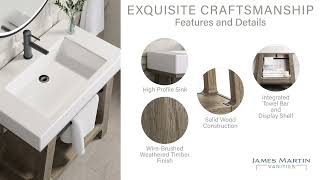 James Martin Vanities Auburn Series Bathroom Vanity from BathVanityExperts.com