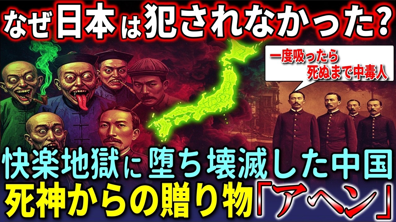 世界で2000万人の中毒者を出した「悪魔の実」アヘン、なぜ日本は中毒にならなかったのか?【海外の反応】