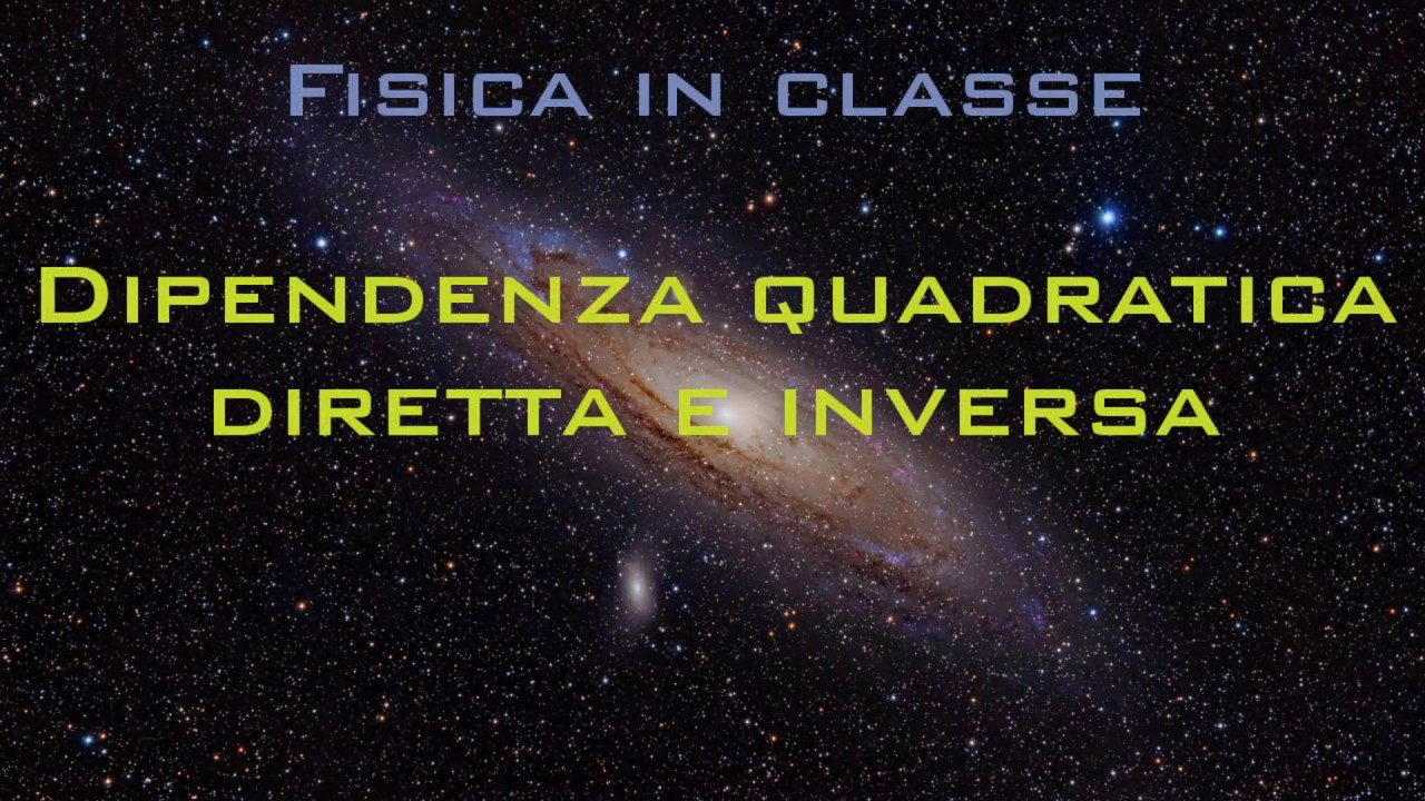 Dipendenza quadratica diretta e inversa