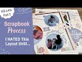 What to do When You Don't Like Your Scrapbook Layout | Wonderland Kill a Kit Part 3 Layout Idea