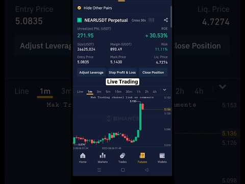 Just 5 mints 30% profit in binance #crypto #bitcoin #investment #future #trading #binance #shorts