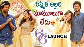 Thalapathy Vijay 66 Movie Opening Rashmika Dil Raju Vamshi Paidipally Thaman S Tfn