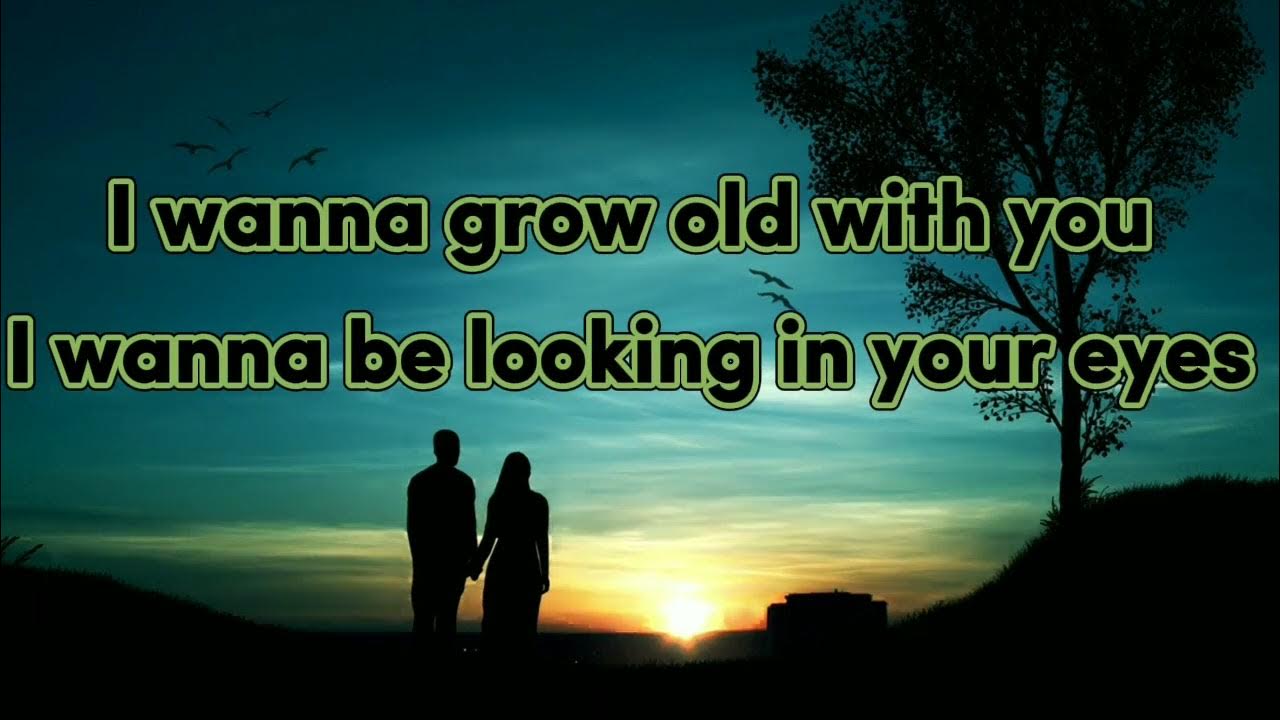 I Wanna Grow Old With You Deutsche übersetzung I wanna grow old with you _westlife(lyrics video) - YouTube
