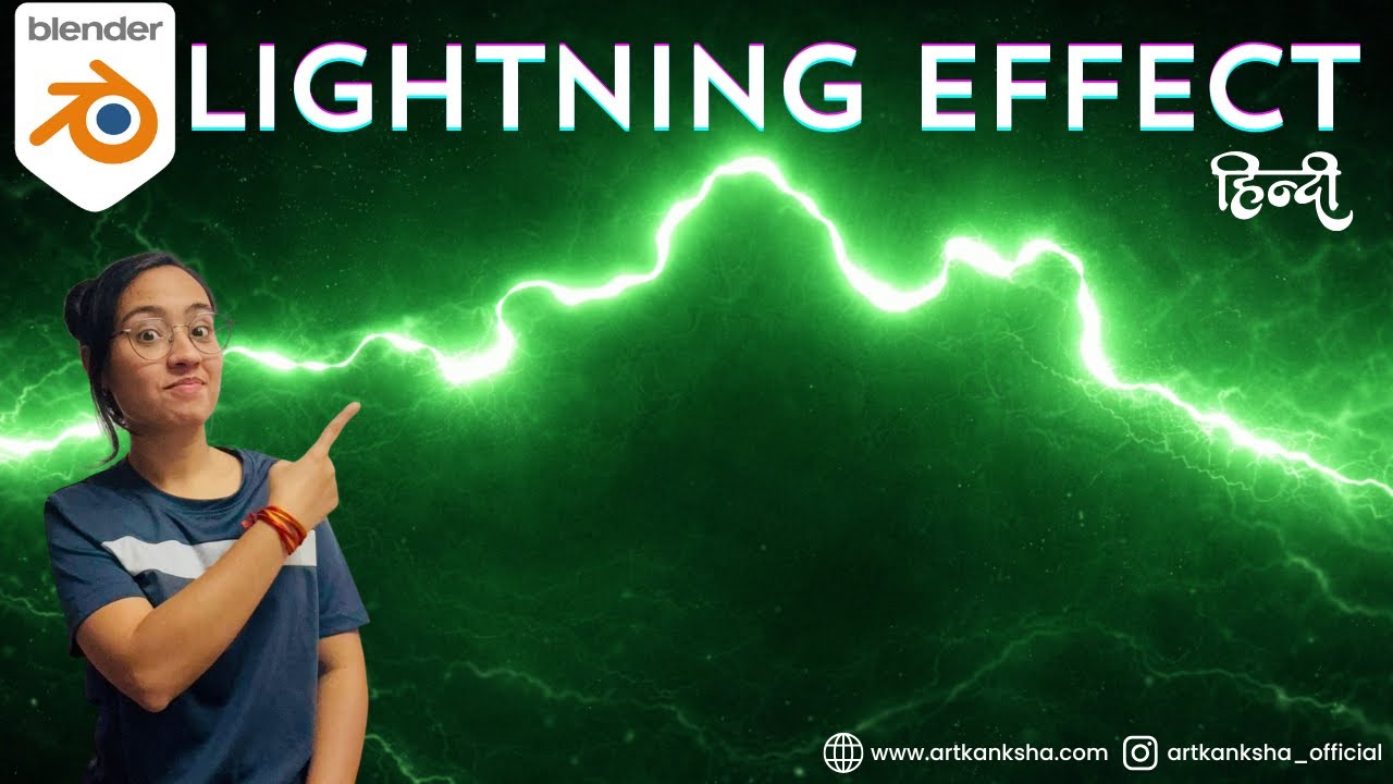 How to Make Lightning Effect in Blender | Beginner Friendly | Hindi ...