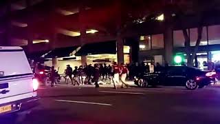 One person was shot dead in portland a clash between rival protesters.
police, however, did not immediately link the shooting death to
protests. subsc...