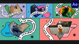 Bold Shapes Slides for After Effects - After Effects Template
