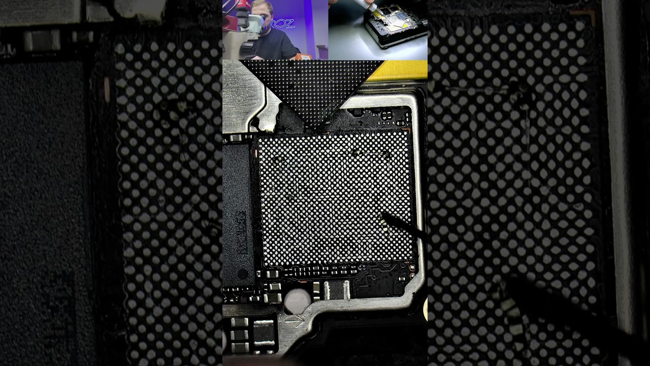 Honor 70 не включается. Перекатка процессора. 