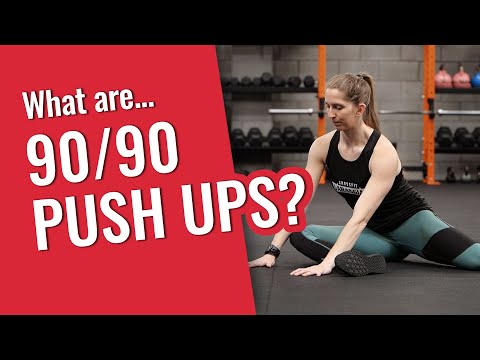 90/90 Push Ups // Hip & Back Flexibility Combined!