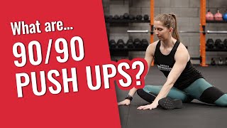 90/90 Push Ups // Hip & Back Flexibility Combined!