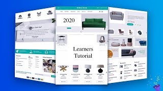 How To Create E-commerce Responsive Website Rino And Pele Using HTML CSS And JS || Learners Tutorial News