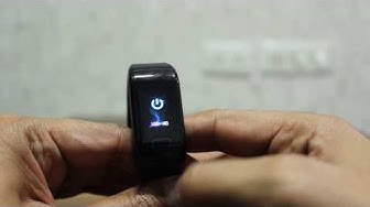 How To Sync Your Wearfit F1Plus Sports Fitness Band With Your Mobile Phone (English)