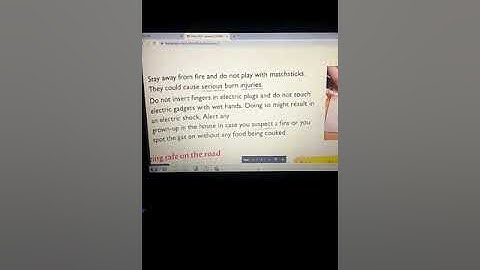 28 April,2020 - EVS - Explaination of Ch-3 Being Safe Video 2