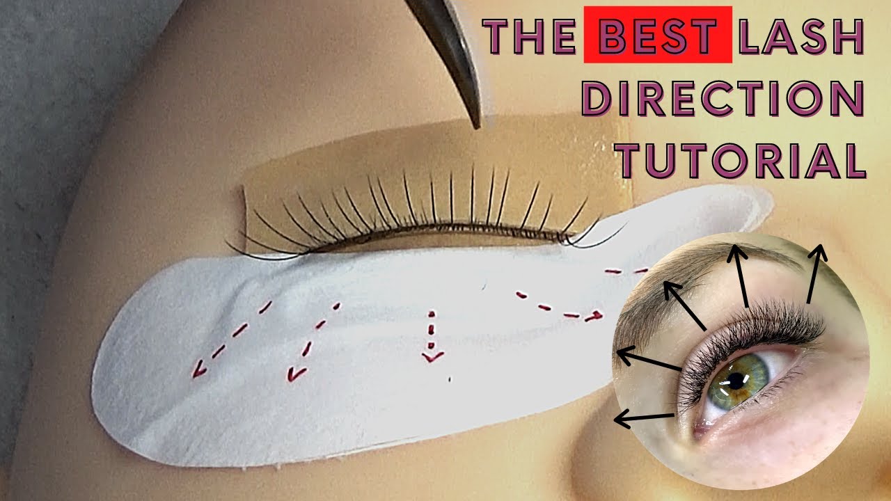 Creating eyelash direction for effect -BEST VIDEO