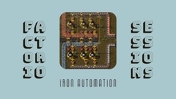 Factorio Sessions - Iron automation and smelting columns - 003