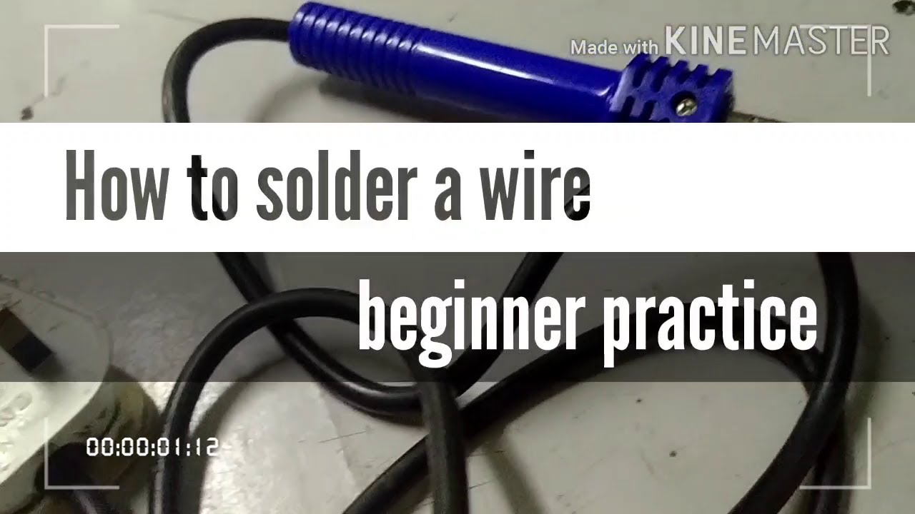 How to solder 3 wires together