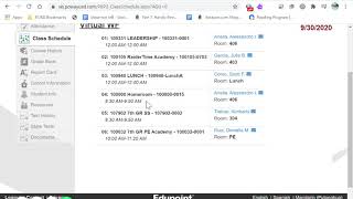 BMMS Student Tech Tip: How To See Your Class Schedule