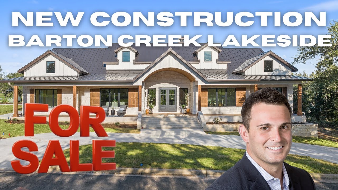 New Construction Move in Ready Barton Creek Lakeside Property For Sale in Spicewood Texas