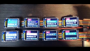 8 plus 1 TFT screen with Arduino DUE using SPI and multiplexed CS
