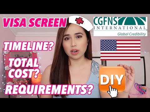 HOW TO APPLY FOR CGFNS VISA SCREEN DIY | Step By Step | Gail Lim ?