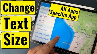 How to Change Text size on iPad (All or Specific App) in 2026