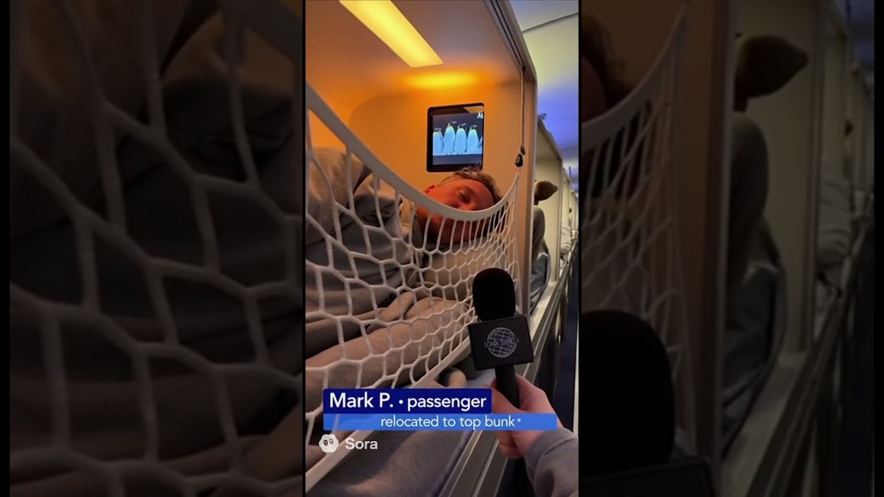 Спальные места в коммерческих авиалиниях с продолжительностью полёта более четырёх часов. Не роск...