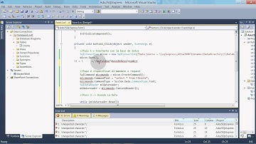 Curso Tutorial de C# en Español   Capitulo 09  Introducion al ADO NET 2 0 SQLExpressEditionII
