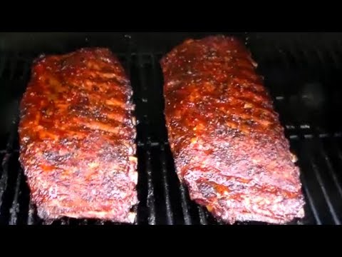 Texas style smoked ribs