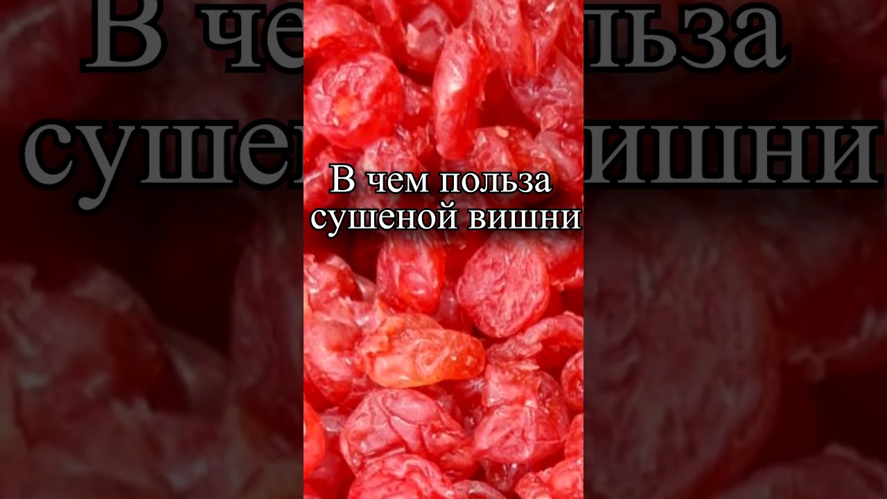 В чем польза сушеной вишни?