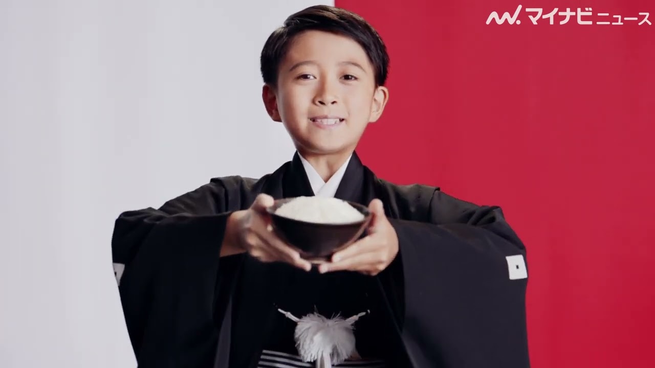 新之助さん 八代目市川新之助、初の単独CM出演！新潟米「新之助」新CM公開 - YouTube