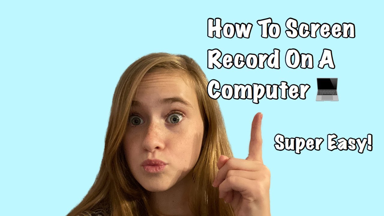 How To Screen Record On A Computer (Super easy!) YouTube