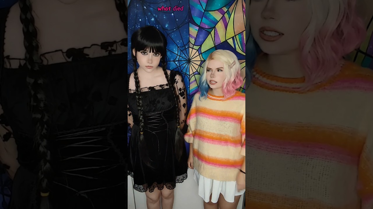 Smells like childhood | Wednesday Addams & Enid Sinclair@nikkihatsunecosplay#cosplay