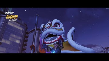 Tracer Pulsebomb Stick on Pharah triple kill!!!