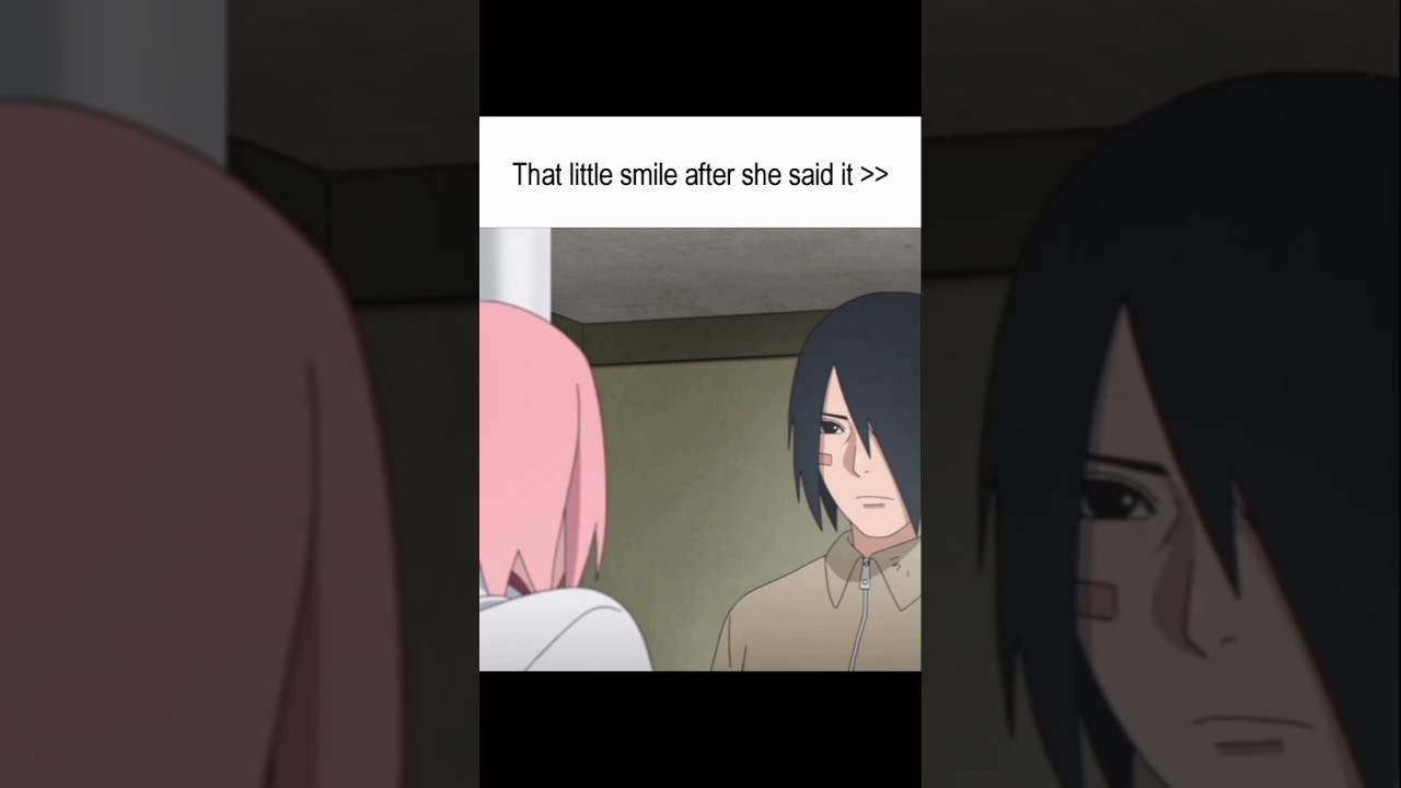 Quiet smile, lethal heart 🖤Sasuke vibes. 