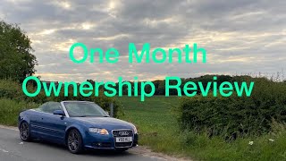 ONE MONTH REVIEW - AUDI A4 CABRIOLET (2009 B7) Audi A4 Convertible 2009