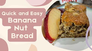 Quick and Easy Banana Nut Bread | Copycat Starbucks Banana Nut Bread