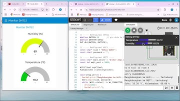 Node Red Monitoring esp32-DHT22 (IoT Series)