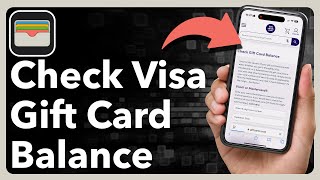 How To Check Balance On Visa Gift Card