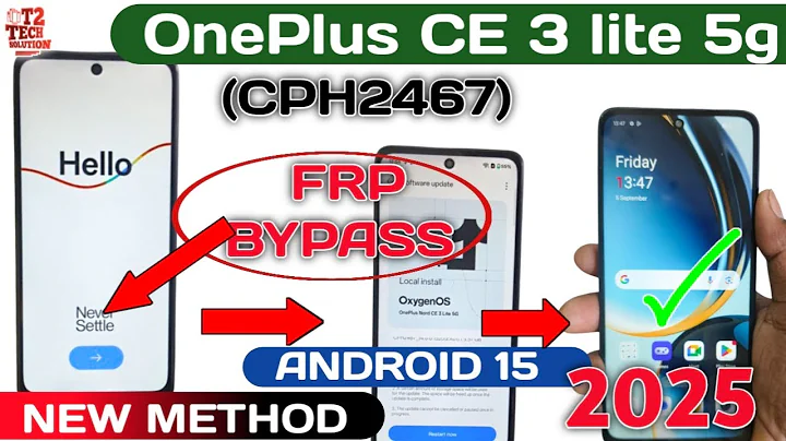 OnePlus Nord CE 3 lite 5g FRP BYPASS WITHOUT PC 2025-26 | NEW METHOD | (CPH2467) |WORKING 💯%✅