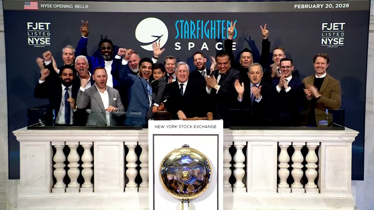 Starfighters Space, Inc. (NYSE American: FJET) Rings The Opening Bell®