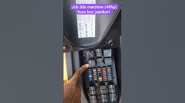 JCB machine fuse box jaankari #jcb #jcbvideo  #jcb3dx