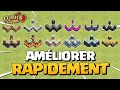 Les secrets pour amliorer ses remparts rapidement sur clash of clans 