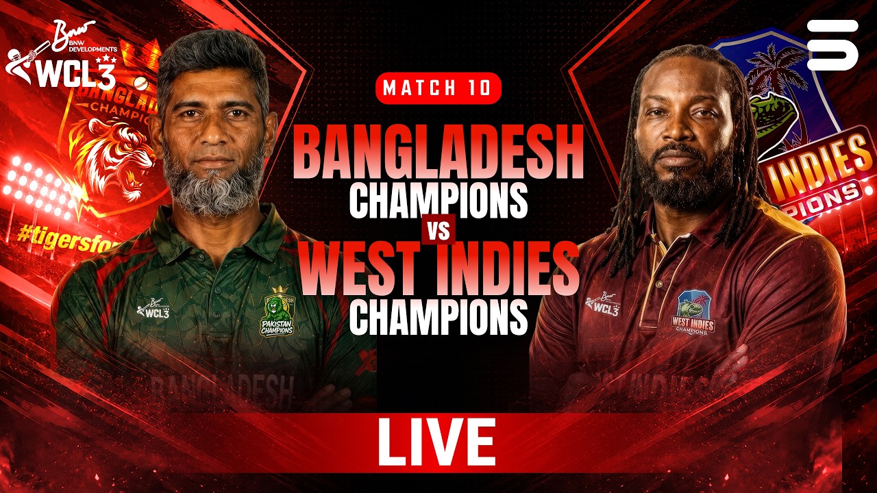 LIVE | Bangladesh Champions vs West Indies Champions | Match 10 | WCL 2026 | M9O1T