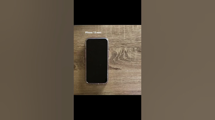 iPhone 13 Mini Size Comparison