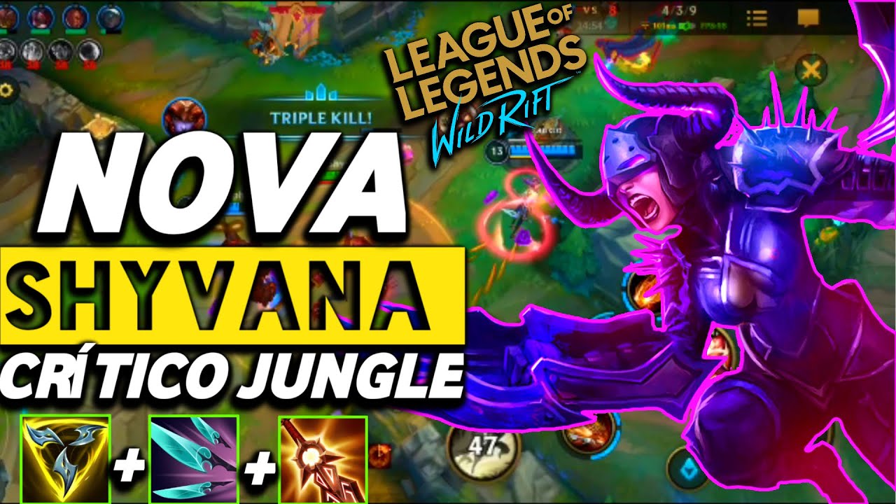 Shyvana Jungle Build Cr Tico Itens Novos Wild Rift Pt Br Youtube