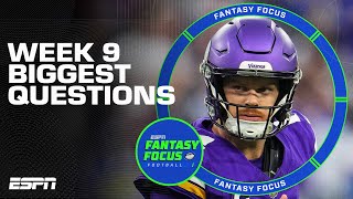 Field Yates Answers your BIGGEST Questions for Week 9! | Fantasy Focus 🏈