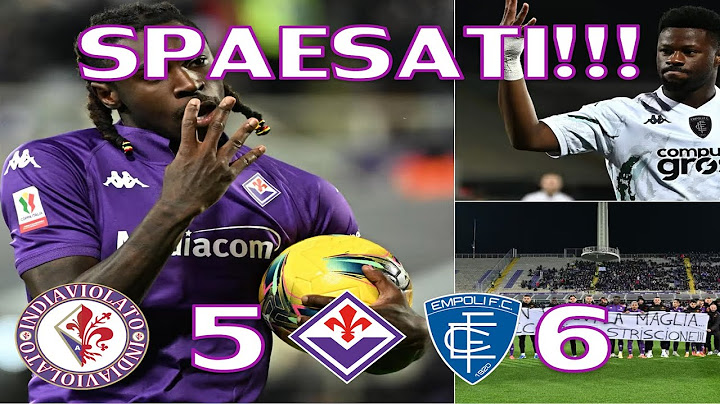 ⚪️🟣 FIORENTINA  5-6 (d.c.r.)  EMPOLI ⚪️🔵 “SAI COME SI SCATENANO LE VEDOVE ORA.....”