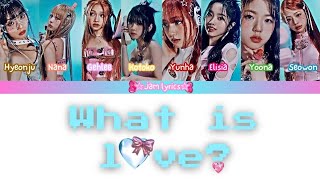 "What is Love?"UNIS Ver. [Color Coded lyrics] #kpop #colorcodedlyrics #twice #gehlee #elisia #viral
