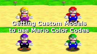 Getting Custom Models to use Mario Color Codes [SM64 Tutorial]